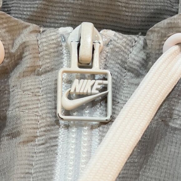 Nike Windrunner Hooded Windbreaker Jacket White - Women's Size XS - Picture 2 of 7